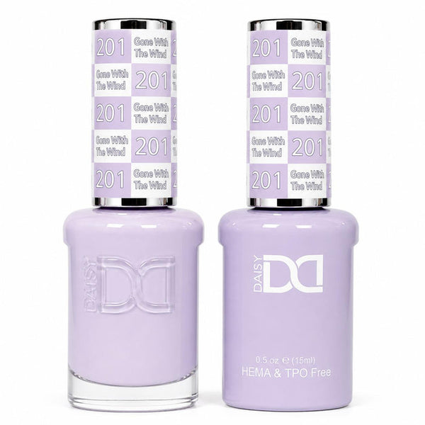 201 GONE WITH THE WIND - DND HEMA FREE & TPO FREE - GEL & LACQUER DUO