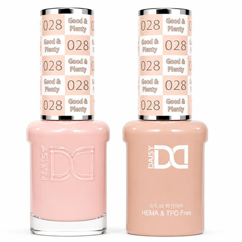 028 GOOD & PLENTY - DND HEMA FREE & TPO FREE - GEL & LACQUER DUO