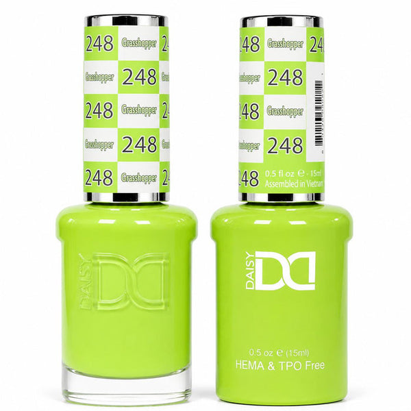 248 GRASSHOPPER - DND HEMA FREE & TPO FREE - GEL & LACQUER DUO