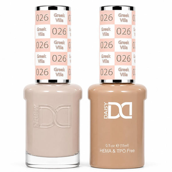 026 GREEK VILLA - DND HEMA FREE & TPO FREE - GEL & LACQUER DUO