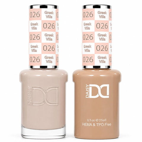 026 GREEK VILLA - DND HEMA FREE & TPO FREE - GEL & LACQUER DUO