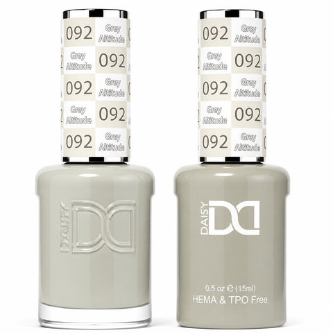 092 GREY ALTITUDE - DND HEMA FREE & TPO FREE - GEL & LACQUER DUO