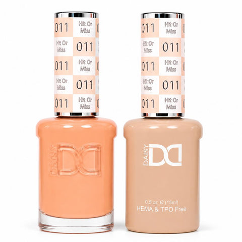 011 HIT OR MISS - DND HEMA FREE & TPO FREE - GEL & LACQUER DUO