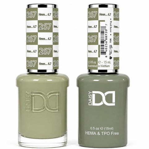 267 HMM...6,7 - DND HEMA FREE & TPO FREE - GEL & LACQUER DUO