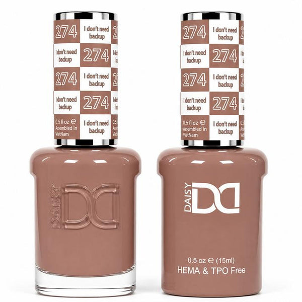 274 I DON'T NEED BACKUP - DND HEMA FREE & TPO FREE - GEL & LACQUER DUO