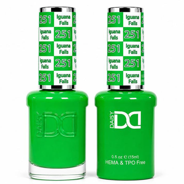 251 IGUANA FALLS - DND HEMA FREE & TPO FREE - GEL & LACQUER DUO