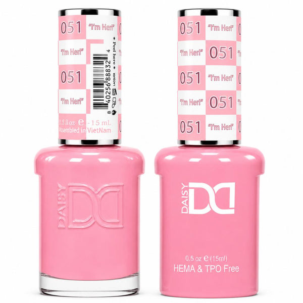 051 I’M HER - DND HEMA FREE & TPO FREE - GEL & LACQUER DUO