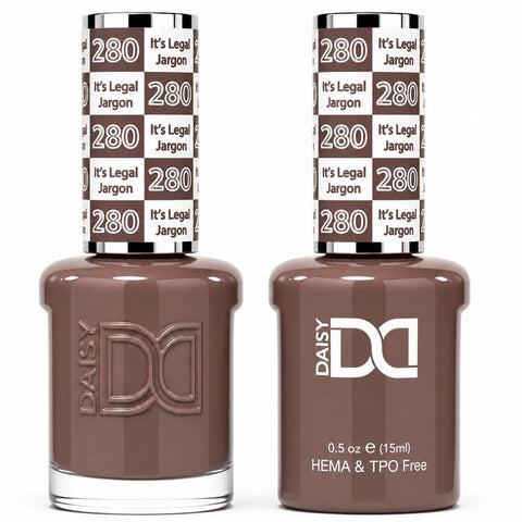 280 IT'S LEGAL JARGON - DND HEMA FREE & TPO FREE - GEL & LACQUER DUO
