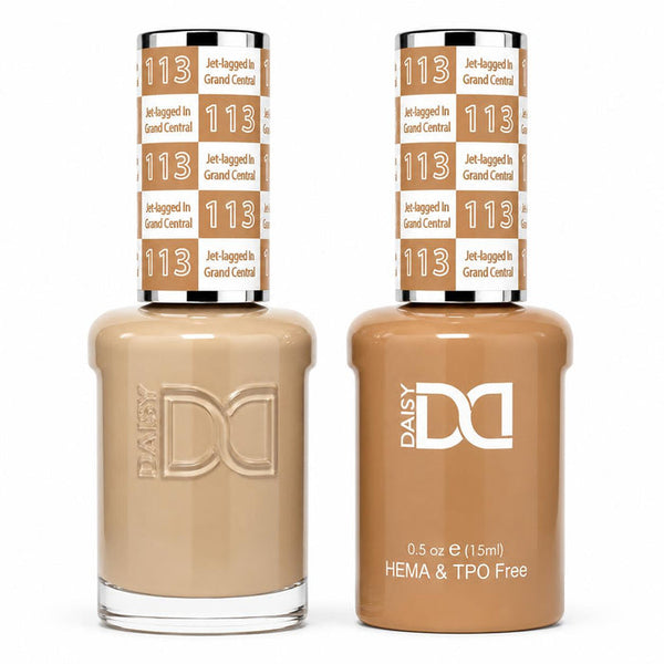 113 JET LAGGED IN GRAND CENTRAL - DND HEMA FREE & TPO FREE - GEL & LACQUER DUO