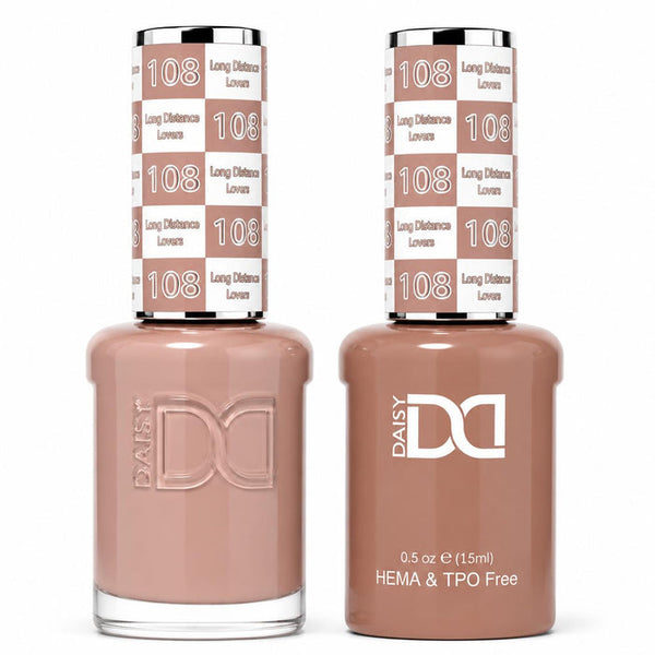 108 LONG DISTANCE LOVERS - DND HEMA FREE & TPO FREE - GEL & LACQUER DUO