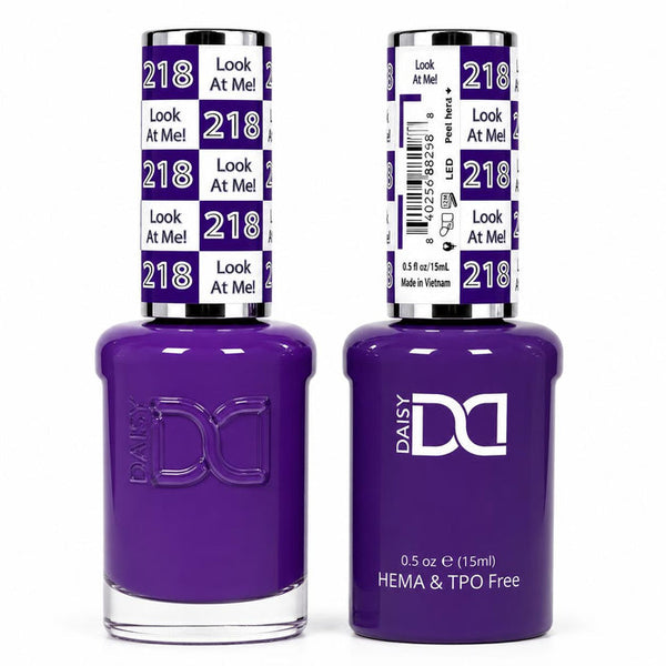 218 LOOK AT ME! - DND HEMA FREE & TPO FREE - GEL & LACQUER DUO
