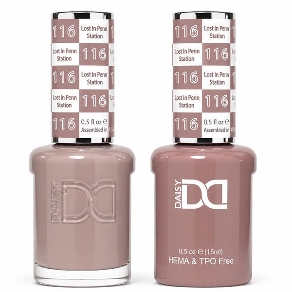 116 LOST IN PENN STATION - DND HEMA FREE & TPO FREE - GEL & LACQUER DUO