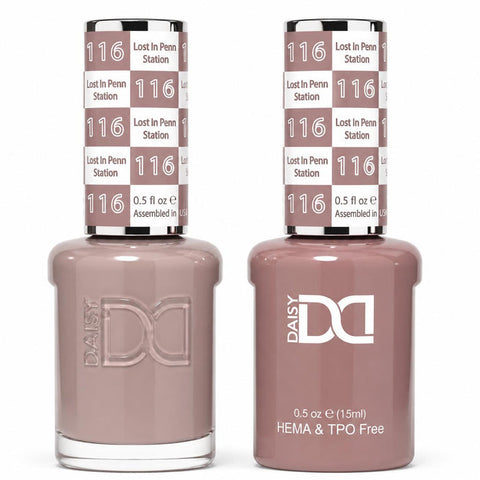 116 LOST IN PENN STATION - DND HEMA FREE & TPO FREE - GEL & LACQUER DUO
