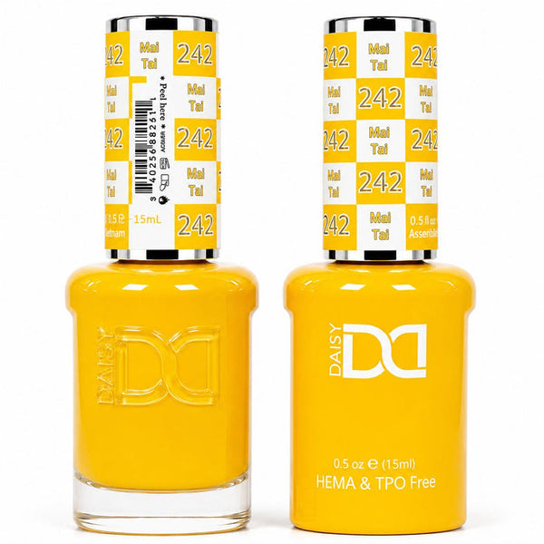 242 MAI TAI - DND HEMA FREE & TPO FREE - GEL & LACQUER DUO