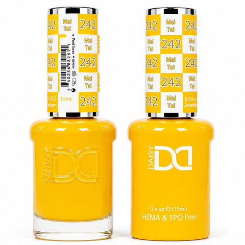 242 MAI TAI - DND HEMA FREE & TPO FREE - GEL & LACQUER DUO