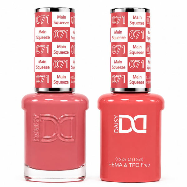 071 MAIN SQUEEZE - DND HEMA FREE & TPO FREE - GEL & LACQUER DUO