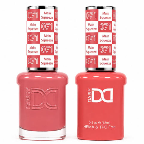 071 MAIN SQUEEZE - DND HEMA FREE & TPO FREE - GEL & LACQUER DUO