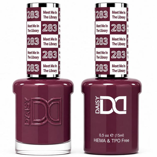 283 MEET ME IN THE LIBRARY - DND HEMA FREE & TPO FREE - GEL & LACQUER DUO