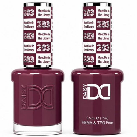 283 MEET ME IN THE LIBRARY - DND HEMA FREE & TPO FREE - GEL & LACQUER DUO