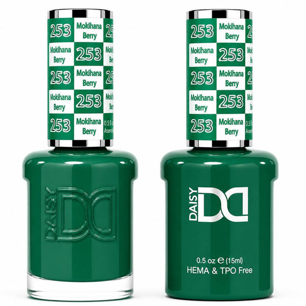 253 MOKIHANA BERRY - DND HEMA FREE & TPO FREE - GEL & LACQUER DUO