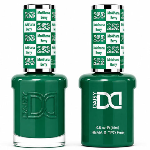 253 MOKIHANA BERRY - DND HEMA FREE & TPO FREE - GEL & LACQUER DUO