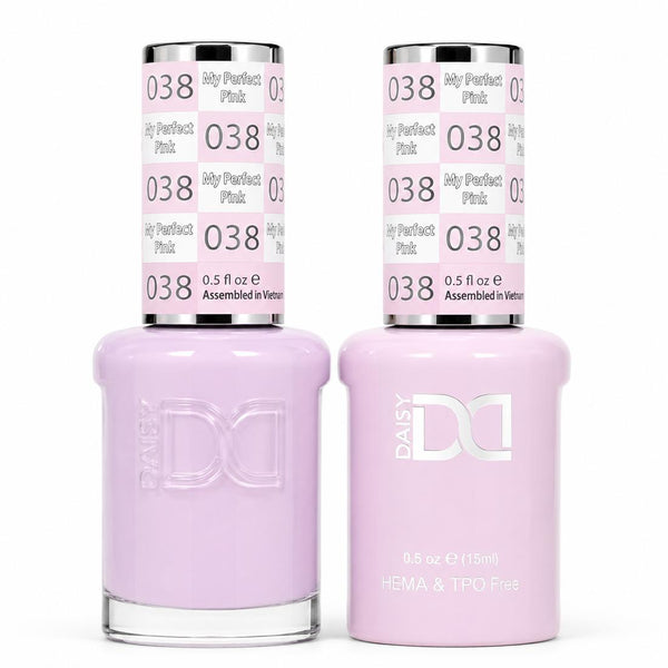 038 MY PERFECT PINK - DND HEMA FREE & TPO FREE - GEL & LACQUER DUO