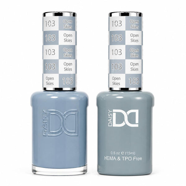 103 OPEN SKIES - DND HEMA FREE & TPO FREE - GEL & LACQUER DUO