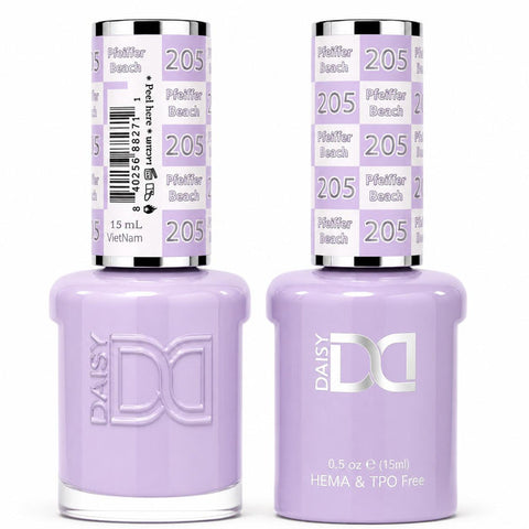 205 PFEIFFER BEACH - DND HEMA FREE & TPO FREE - GEL & LACQUER DUO