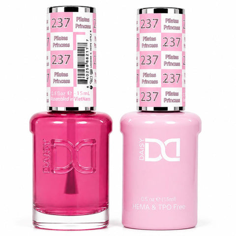 237 PILATES PRINCESS - DND HEMA FREE & TPO FREE - GEL & LACQUER DUO