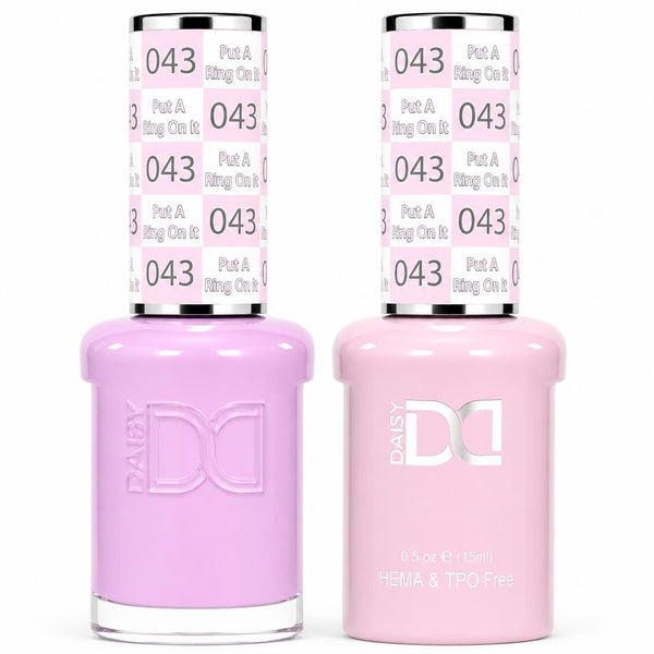 043 PUT A RING ON IT - DND HEMA FREE & TPO FREE - GEL & LACQUER DUO