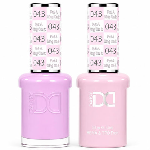043 PUT A RING ON IT - DND HEMA FREE & TPO FREE - GEL & LACQUER DUO