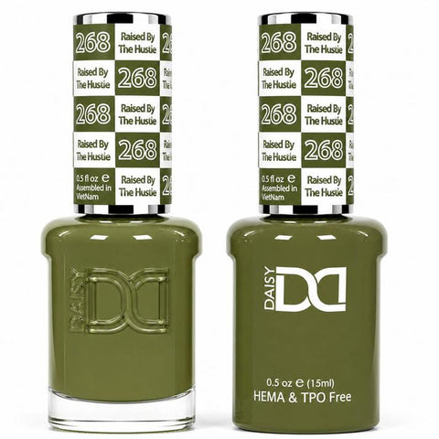 268 RAISED BY THE HUSTLE - DND HEMA FREE & TPO FREE - GEL & LACQUER DUO