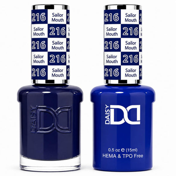 216 SAILON MOUTH - DND HEMA FREE & TPO FREE - GEL & LACQUER DUO