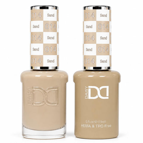 014 SAND - DND HEMA FREE & TPO FREE - GEL & LACQUER DUO