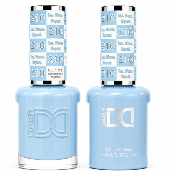 210 SEA. WAVES. REPEAT - DND HEMA FREE & TPO FREE - GEL & LACQUER DUO