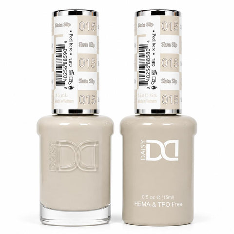 015 SLATE SLIP - DND HEMA FREE & TPO FREE - GEL & LACQUER DUO