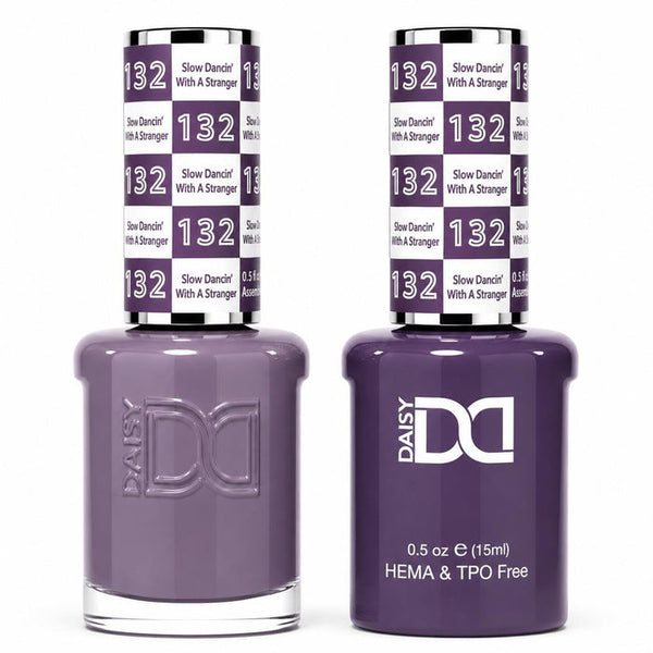 132 SLOW DANCE WITH A STRANGER - DND HEMA FREE & TPO FREE - GEL & LACQUER DUO