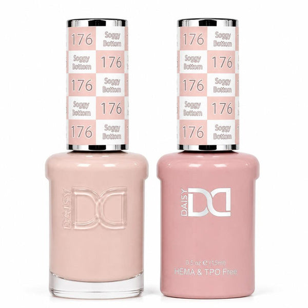 176 SOGGY BOTTOM - DND HEMA FREE & TPO FREE - GEL & LACQUER DUO