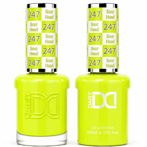 247 SOUR HEAD - DND HEMA FREE & TPO FREE - GEL & LACQUER DUO