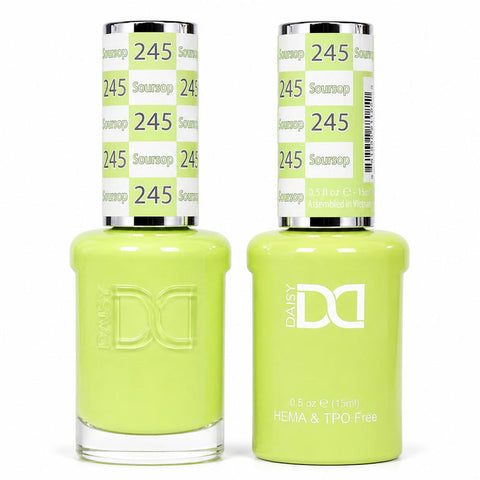245 SOURSOP - DND HEMA FREE & TPO FREE - GEL & LACQUER DUO