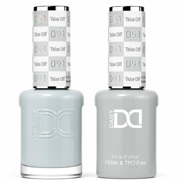 091 TAKE OFF - DND HEMA FREE & TPO FREE - GEL & LACQUER DUO