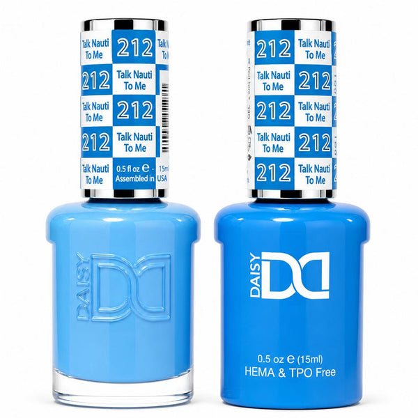 212 TALK NAUTI TO ME - DND HEMA FREE & TPO FREE - GEL & LACQUER DUO