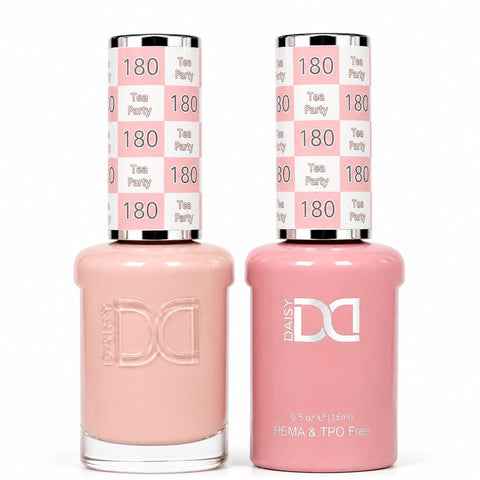 180 TEA PARTY - DND HEMA FREE & TPO FREE - GEL & LACQUER DUO