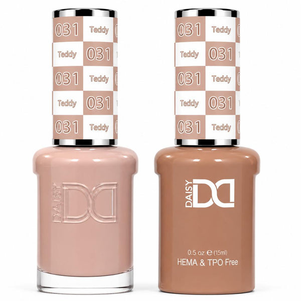 031 TEDDY - DND HEMA FREE & TPO FREE - GEL & LACQUER DUO
