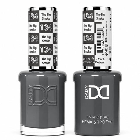 134 THE BIG SMOKE - DND HEMA FREE & TPO FREE - GEL & LACQUER DUO