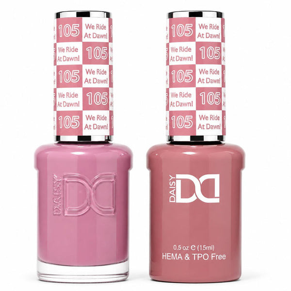 105 WE RIDE AT DAWN! - DND HEMA FREE & TPO FREE - GEL & LACQUER DUO