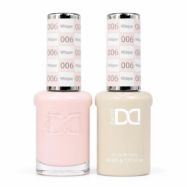 006 WHISPER - DND HEMA FREE & TPO FREE - GEL & LACQUER DUO