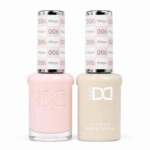 006 WHISPER - DND HEMA FREE & TPO FREE - GEL & LACQUER DUO