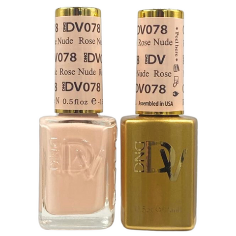 DND DIVA GEL DUO - 078 ROSE NUDE