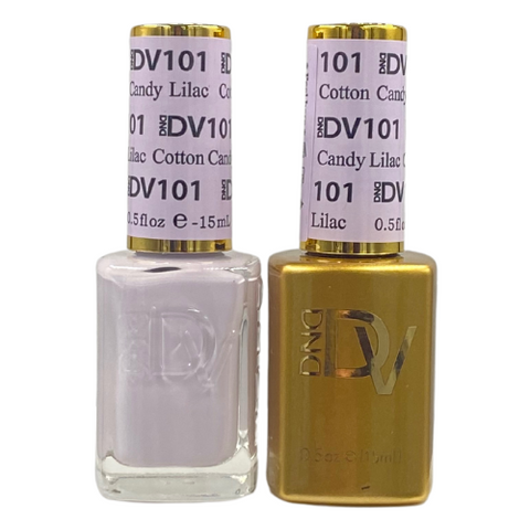 DND DIVA GEL DUO - 101 COTTON CANDY LILAC
